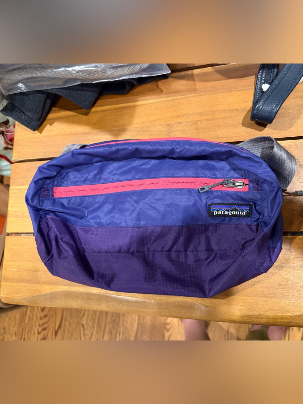 Patagonia Purple and Pink Waist Pack